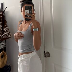 Zara Light Gray Crop Top